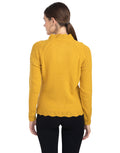 Moda Elementi Knitted sweaters pullover styles Yellow