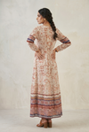 Ethnic Fusion Tiered Maxi Dress