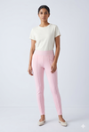 Women's Blush Pink Slim Fit Pull-On Jegging