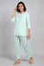 Minty Calm Comfort Night Suit Set