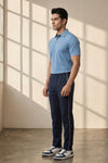 Mens Sky Blue Summer Track Set