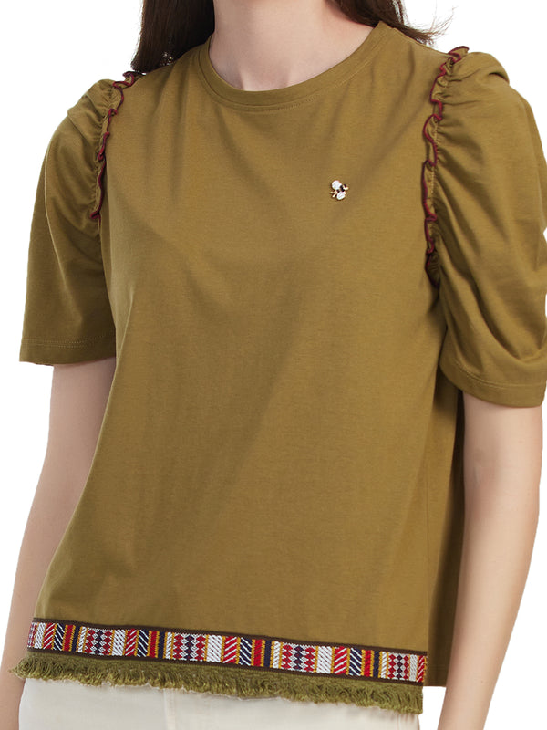 Women Puff Sleeve Top