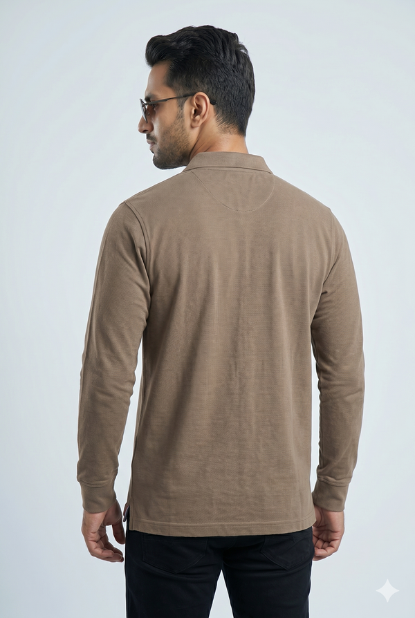 Men's Full Sleeve Polo T-Shirt