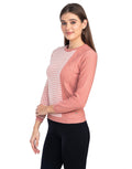 Moda Elementi Knitted sweaters pullover styles Coral
