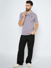 Men's Classic Purple Ash Polo T-Shirt