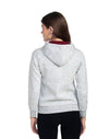 Moda ElementiWomen’s Grey Melange Hooded Sweatshirt