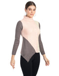 Moda Elementi Knitted sweaters pullover styles Pink
