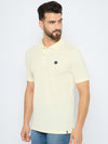 Men's Classic Off-White Polo T-Shirt