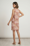 Blush Blossom Layered Shift Dress