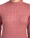 Moda Elementi Knitted sweaters pullover styles Pink