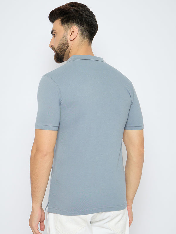 Men's Classic Northern Droplet Color Polo T-Shirt
