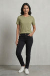 Sky Blue Casual Cotton T-Shirt