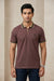 Mens Half Zip Polo T-Shirt