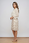 Elegant Aviary Overlay Dress
