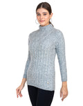 Moda Elementi Knitted sweaters pullover styles Grey