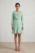 Mint Polka Ruffle Dress