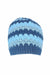 Moda Elementi Knitted Zigzag Beanie - Navy Multi-Tone