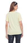 Women's Graphic Print T-Shirt - "Stay Close to People Who Feel Like Home"