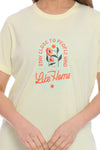 Women's Graphic Print T-Shirt - "Stay Close to People Who Feel Like Home"
