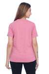 Women's Pink "Positive Mind" Graphic T-Shirt