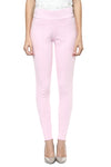 Comfy Match Solid Pink Jeggings - MODA ELEMENTI
