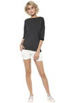 Laser Strip Duster Casual Top - MODA ELEMENTI