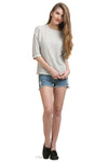 Laser Strip Duster Casual Top - MODA ELEMENTI