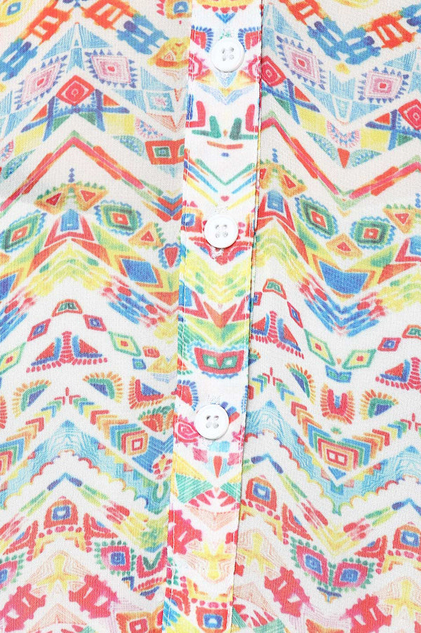 Multi Wave Geometric Tunic - MODA ELEMENTI