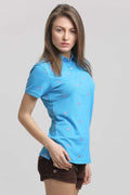 Embroidered Leaf Polo T-Shirt - MODA ELEMENTI
