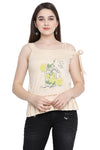 Printed Self Designed Casual Top