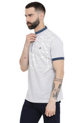 Axmann Mandarin Collar Polo T-Shirt