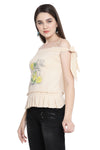 Printed Self Designed Casual Top