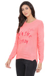 Lovely Rose Solid Jumper