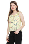 Sleeveless Sun_Flower Top
