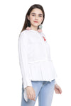 Full Sleeve Self Designed Casual Shirt