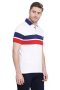 Engineering Striped Polo T-Shirt