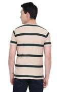 Axmann Round Neck Regular Striped T-Shirt