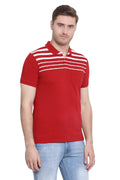 Axmann Panel Stripe Polo T-shirt