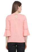 Discover Art Bell Sleeve Casual Top