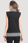 Front Zipper Designed Sweatshirt - MODA ELEMENTI
