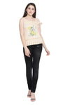 Printed Self Designed Casual Top