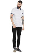 Axmann casual Striped Polo T-Shirt