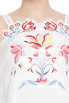 Floral Strap Off Shoulder Casual Top