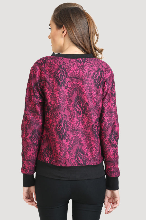 Reversible Front Zipper Full Sleeve Sweatshirt - MODA ELEMENTI