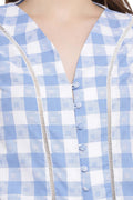 Puffy Knots Casual Shirt Top