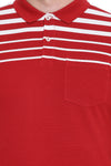 Axmann Panel Stripe Polo T-shirt
