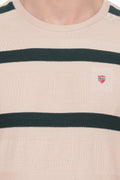 Axmann Round Neck Regular Striped T-Shirt