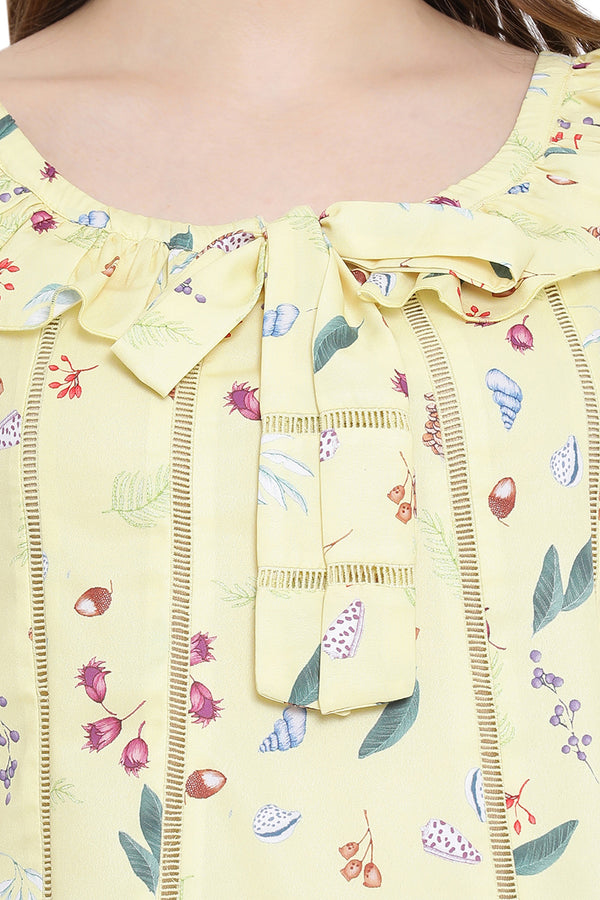 Sleeveless Sun_Flower Top