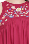 Floral Love Embroidered Sleeveless Top