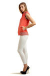 Front Zipper Designed Sweatshirt - MODA ELEMENTI